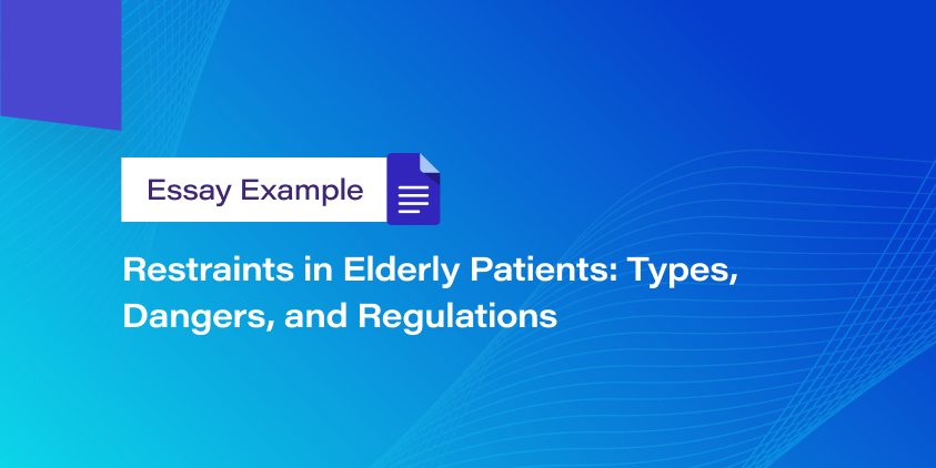 Restraints in Elderly Patients: Types, Dangers, and Regulations